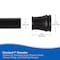 Kenney Mfg Twist & Fit 1in Tension Utility Rod, 48-84in, Black KNUTLYLC/5R - alternate 10